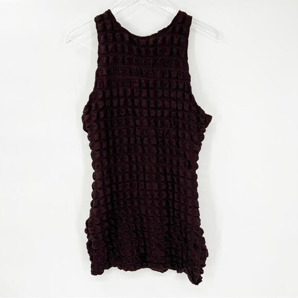 NWT Motel Alannah Keyhole Cut Out Bubble Mini Bodycon Dress L Brown - Picture 3 of 8